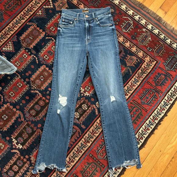 MOTHER The Insider Crop Step Chew Jeans - Never Worn - Picture 7 of 9